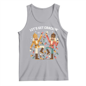 Funny Nutcracker Christmas Tank Top Let Us Get Crackin TS14 Athletic Heather Print Your Wear