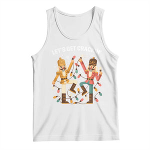 Funny Nutcracker Christmas Tank Top Let Us Get Crackin TS14 White Print Your Wear