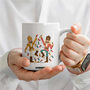 Funny Nutcracker Christmas Coffee Mug Let Us Get Crackin TS14 Print Your Wear