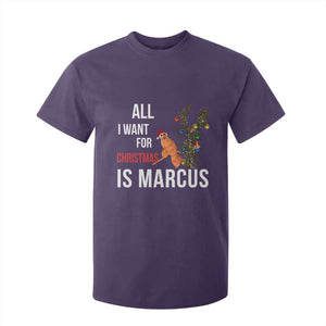 Marcus The Worm Robert Christmas Meme T Shirt For Kid All I Want For Xmas Is Marcus TS14 Purple Print Your Wear