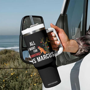 Marcus The Worm Robert Christmas Meme Tumbler With Handle All I Want For Xmas Is Marcus TS14 Print Your Wear