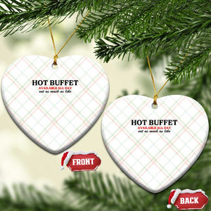Hot Buffet Available All Day Ceramic Ornament Funny Cooking Food TS14 Print Your Wear