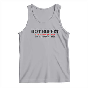 Hot Buffet Available All Day Tank Top Funny Cooking Food TS14 Athletic Heather Print Your Wear