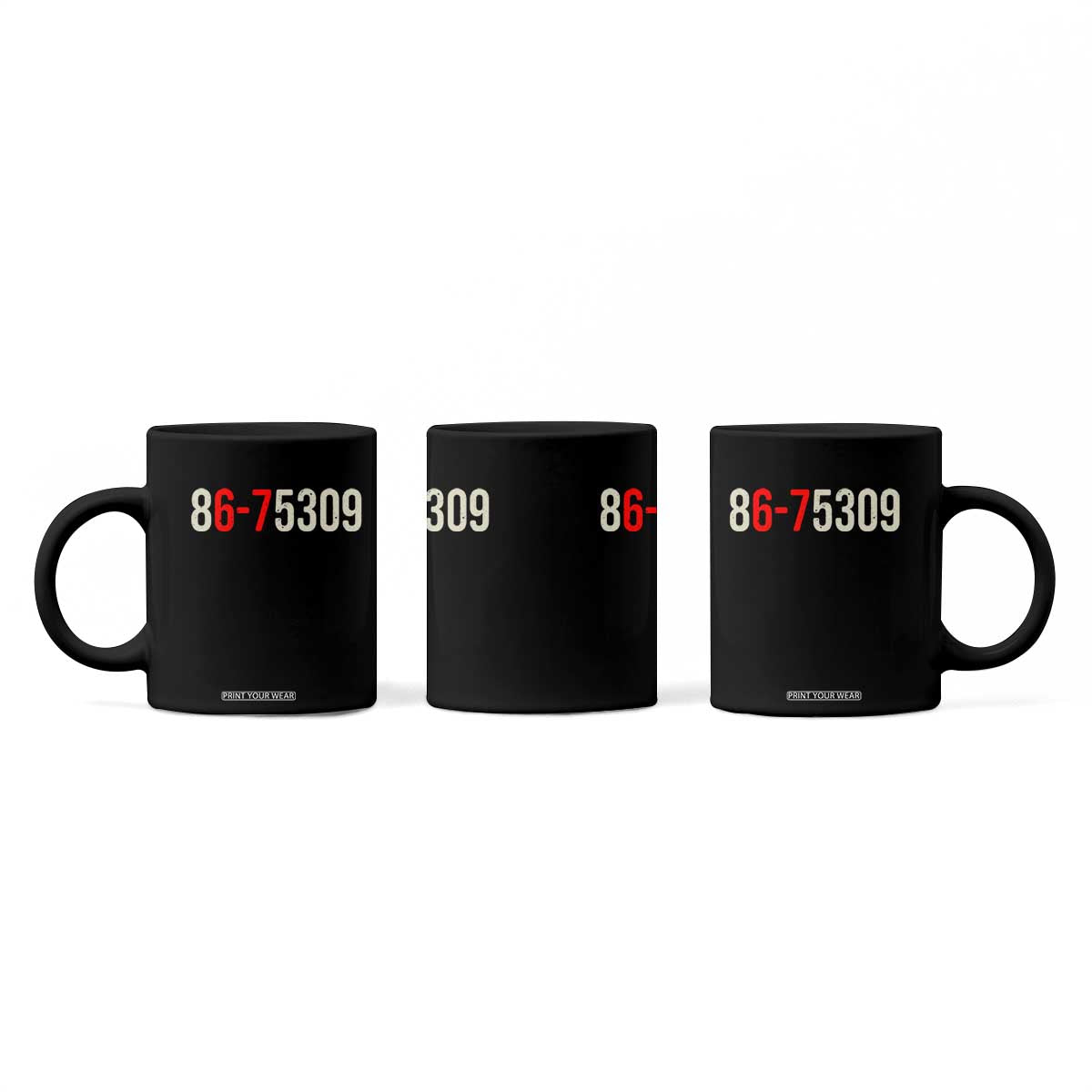 67 Six Seven Meme Coffee Mug Vintage 80s Music 8675309 Jenny TS14 Print Your Wear
