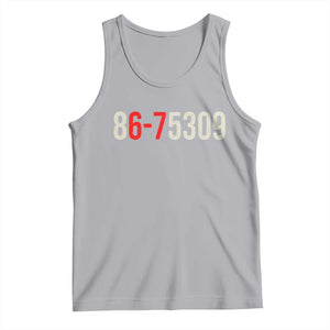 67 Six Seven Meme Tank Top Vintage 80s Music 8675309 Jenny TS14 Athletic Heather Print Your Wear