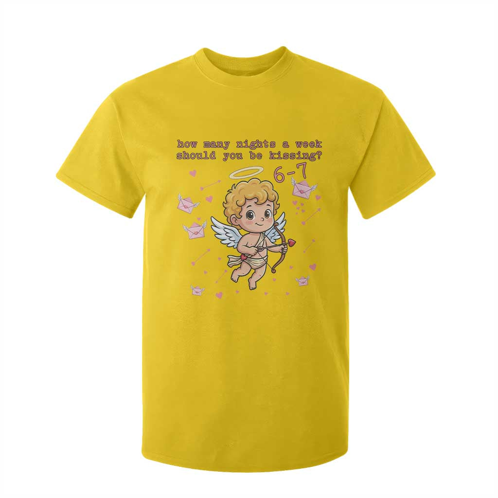 67 Valentine Meme T Shirt For Kid Funny Six Seven Cupid Saying TS14 Daisy Print Your Wear