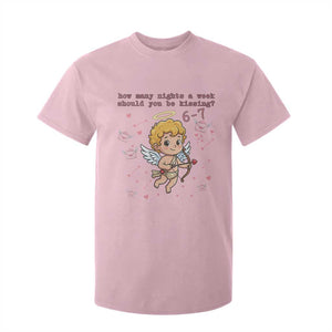 67 Valentine Meme T Shirt For Kid Funny Six Seven Cupid Saying TS14 Light Pink Print Your Wear