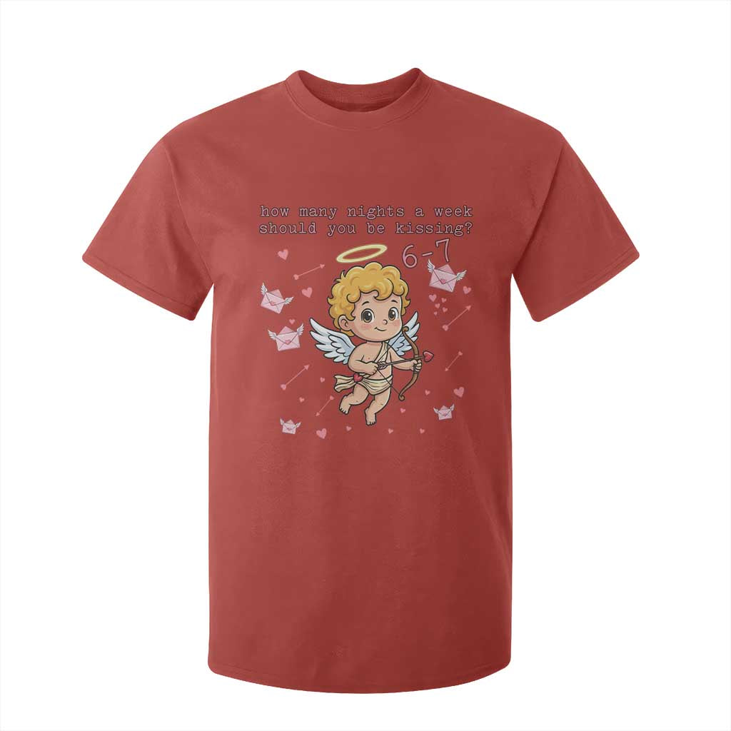 67 Valentine Meme T Shirt For Kid Funny Six Seven Cupid Saying TS14 Red Print Your Wear
