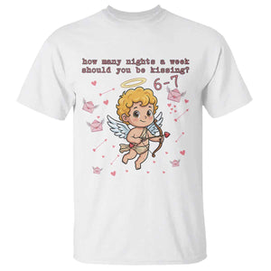 67 Valentine Meme T Shirt Funny Six Seven Cupid Saying TS14 White Print Your Wear