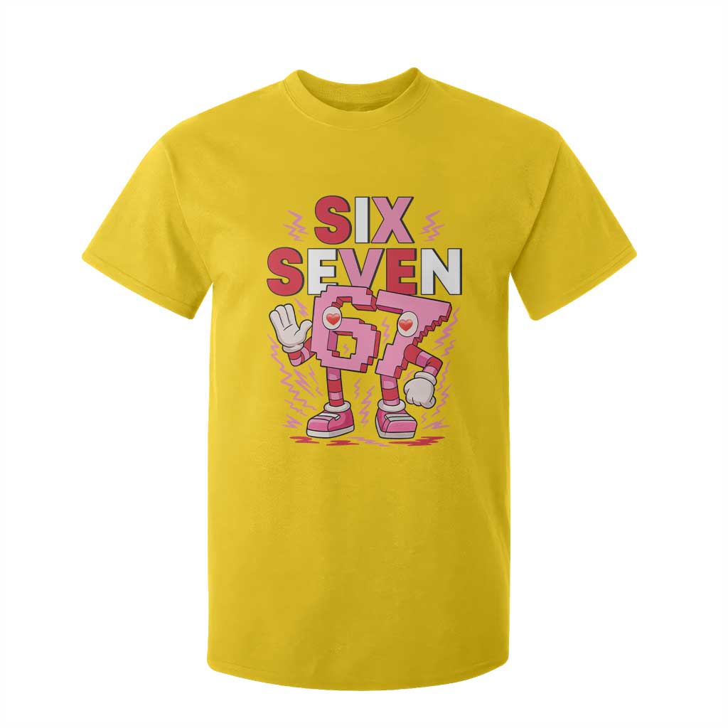 67 Valentines T Shirt For Kid Funny Six Seven Brainrot Meme TS14 Daisy Print Your Wear