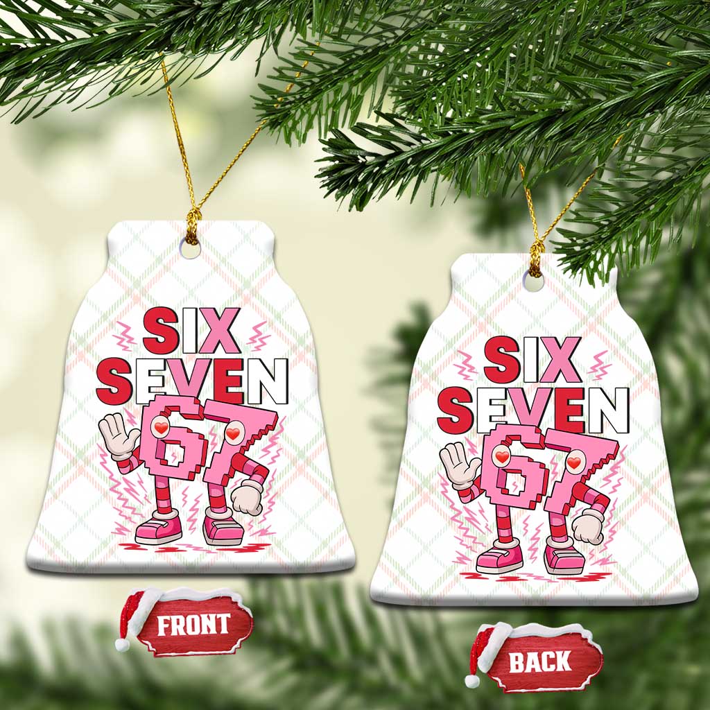 67 Valentines Ceramic Ornament Funny Six Seven Brainrot Meme TS14 Print Your Wear