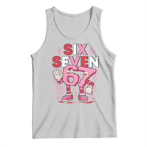 67 Valentines Tank Top Funny Six Seven Brainrot Meme TS14 Ash Print Your Wear