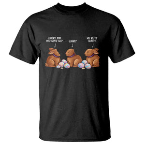 Funny Easter Bunny T Shirt Where Did You Guys Go Chocolate TS14 Black Print Your Wear