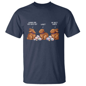 Funny Easter Bunny T Shirt Where Did You Guys Go Chocolate TS14 Navy Print Your Wear