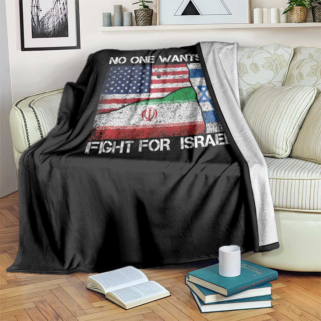 No One Wants To Fight For Israel Throw Blanket Marine Veteran Freedom Statement TS14 Print Your Wear