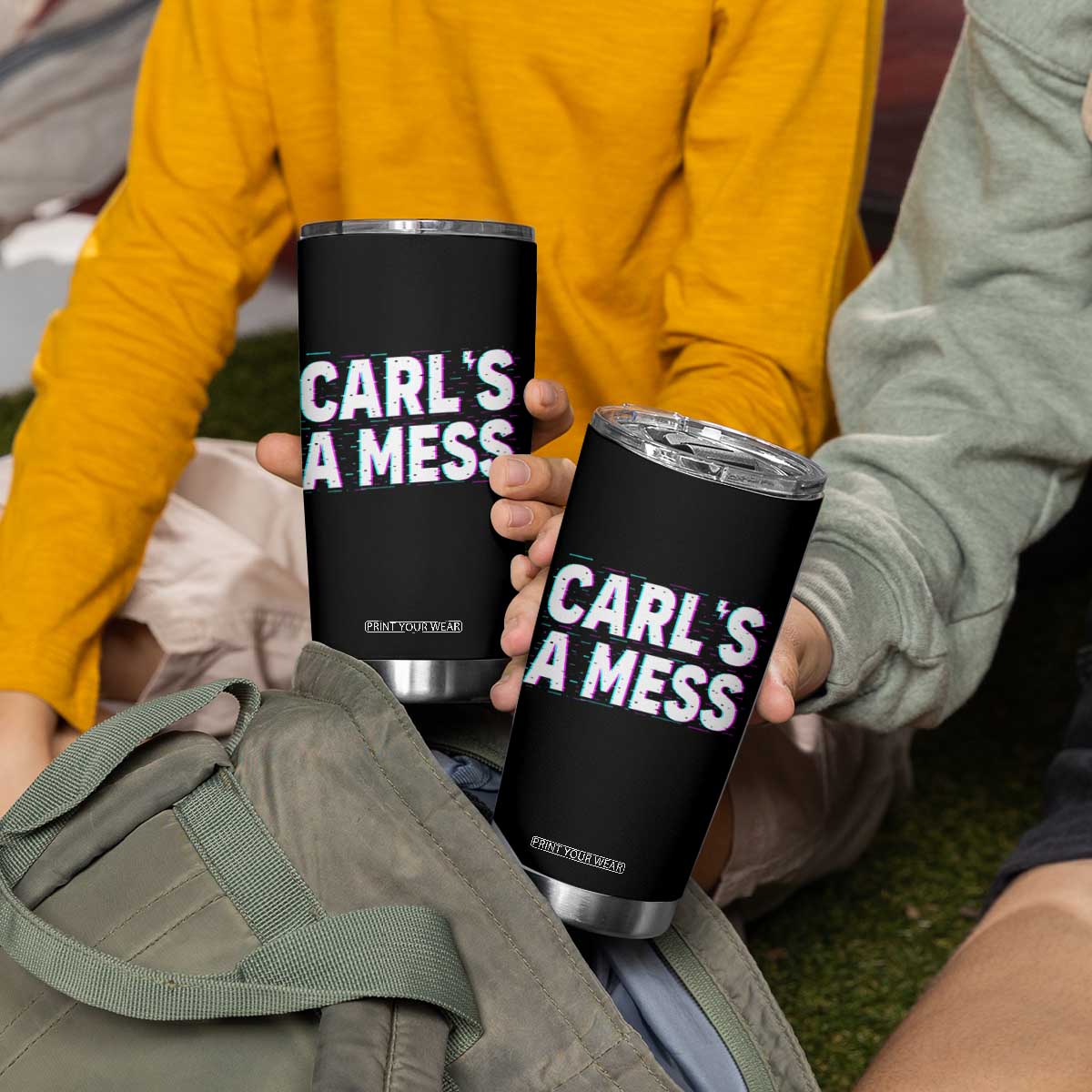 Carl's a Mess Tumbler Cup Funny Reality TV TS14 Print Your Wear