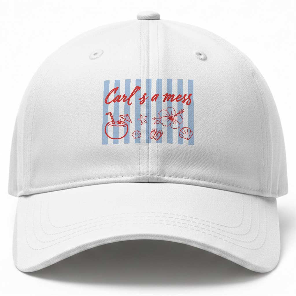 Carl's a Mess Baseball Cap Viral Sarcastic Reality TV TS14 Print Your Wear