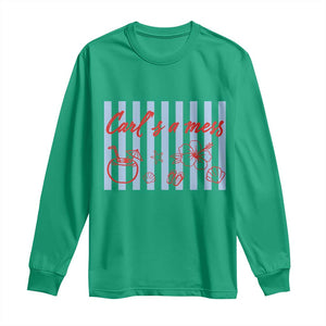 Carl's a Mess Long Sleeve Shirt Viral Sarcastic Reality TV TS14 Irish Green Print Your Wear