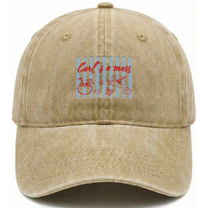 Carl's a Mess Washed Cotton Baseball Cap Viral Sarcastic Reality TV TS14 Print Your Wear