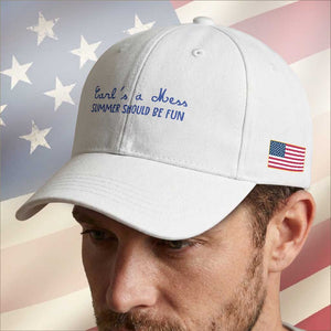 Summer Should be Fun Baseball Cap Funny Reality TV Carl's a Mess Meme TS14 Print Your Wear
