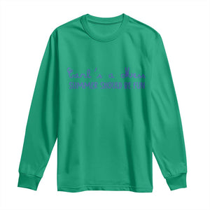Summer Should be Fun Long Sleeve Shirt Funny Reality TV Carl's a Mess Meme TS14 Irish Green Print Your Wear