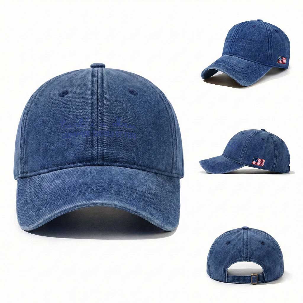 Summer Should be Fun Washed Cotton Baseball Cap Funny Reality TV Carl's a Mess Meme TS14 Washed Cap Universal Fit Royal Blue Print Your Wear