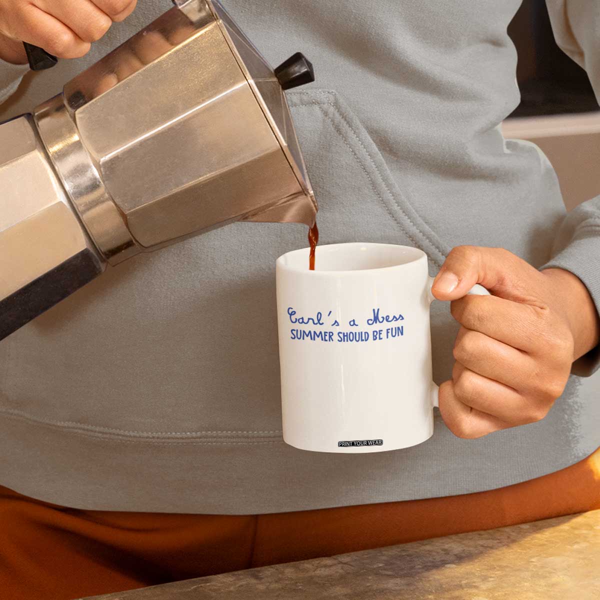 Summer Should be Fun Coffee Mug Funny Reality TV Carl's a Mess Meme TS14 Print Your Wear