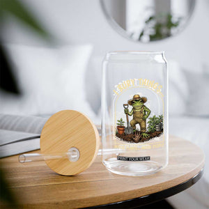 I Bury Things Maybe Plants Maybe People Glass Can Funny Gardening Frog Meme TS14 Print Your Wear