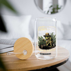 I Bury Things Maybe Plants Maybe People Glass Can Funny Sarcastic Frog Garden Lover TS14 Print Your Wear