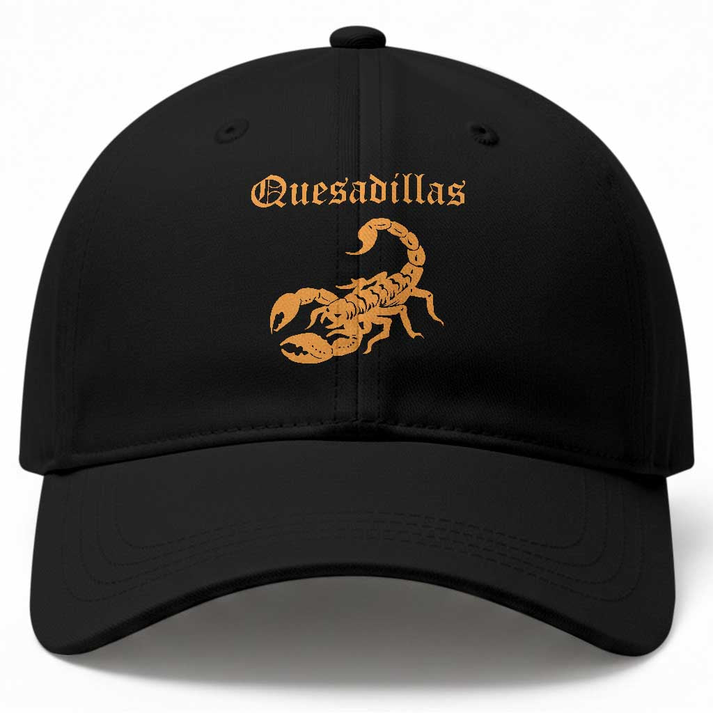 Quesadillas Scorpion Baseball Cap Burnt Orange Southwestern TS14 Print Your Wear