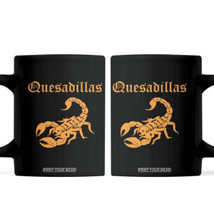 Quesadillas Scorpion Coffee Mug Burnt Orange Southwestern TS14 Black Print Your Wear