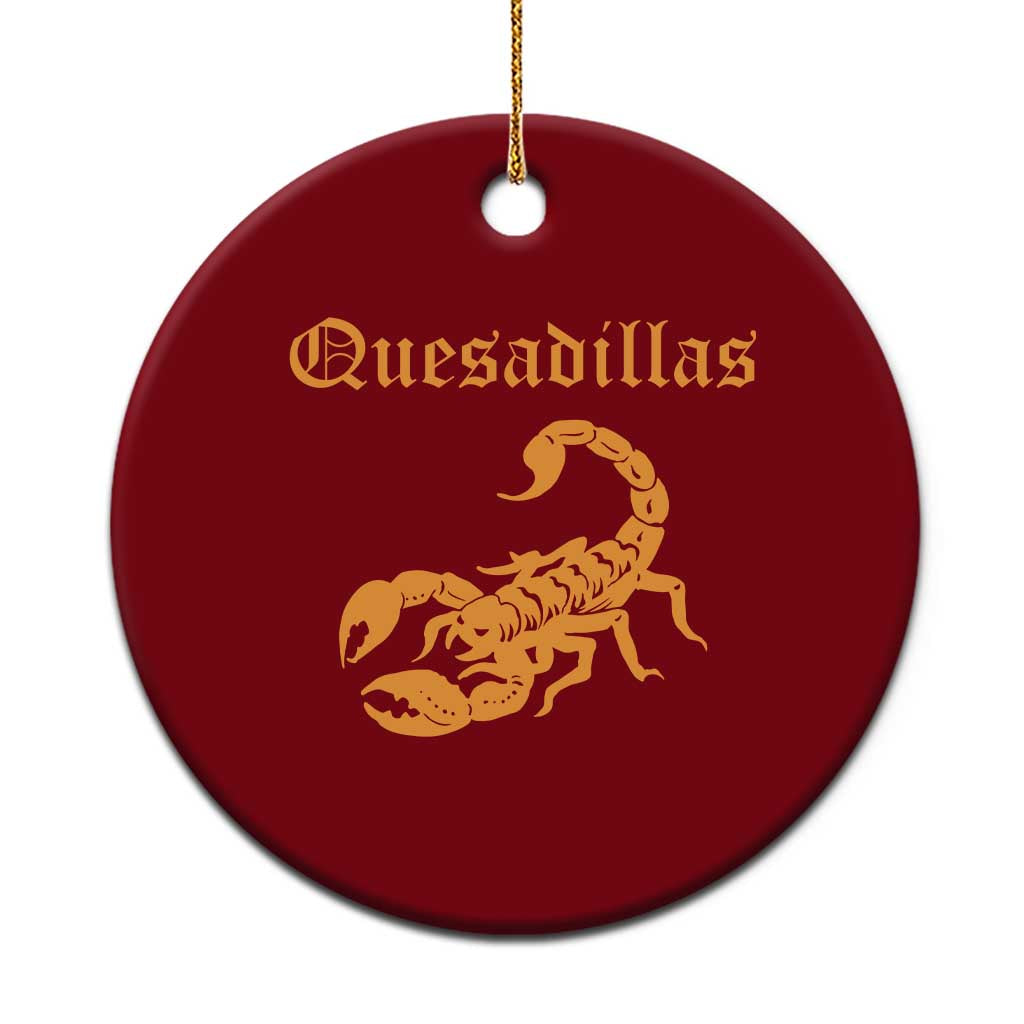 Quesadillas Scorpion Ceramic Ornament Burnt Orange Southwestern TS14 1pc Red Print Your Wear