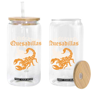 Quesadillas Scorpion Glass Can Burnt Orange Southwestern TS14 Print Your Wear