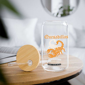 Quesadillas Scorpion Glass Can Burnt Orange Southwestern TS14 Print Your Wear