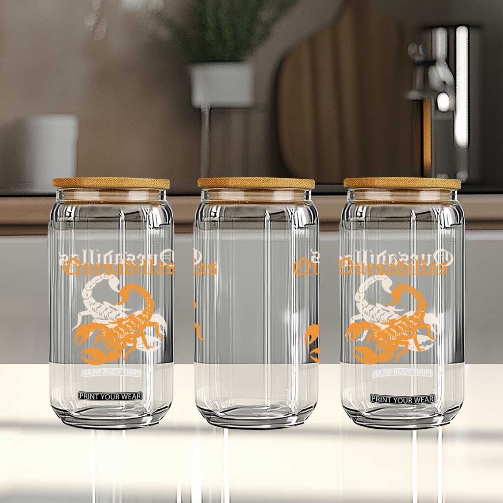 Quesadillas Scorpion Glass Can Burnt Orange Southwestern TS14 Print Your Wear
