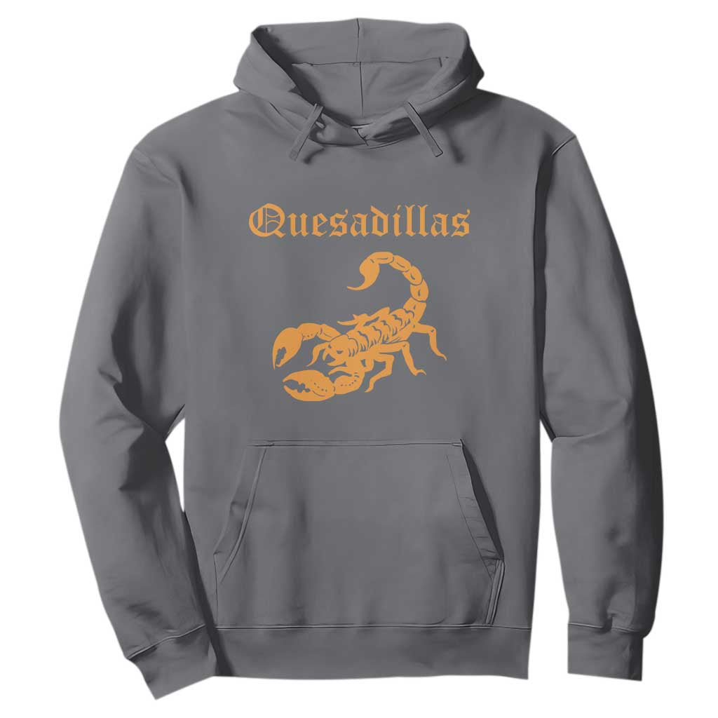 Quesadillas Scorpion Hoodie Burnt Orange Southwestern TS14 Charcoal Print Your Wear
