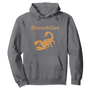 Quesadillas Scorpion Hoodie Burnt Orange Southwestern TS14 Charcoal Print Your Wear