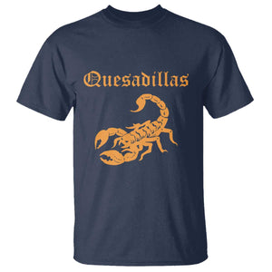 Quesadillas Scorpion T Shirt Burnt Orange Southwestern TS14 Navy Print Your Wear