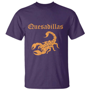 Quesadillas Scorpion T Shirt Burnt Orange Southwestern TS14 Purple Print Your Wear