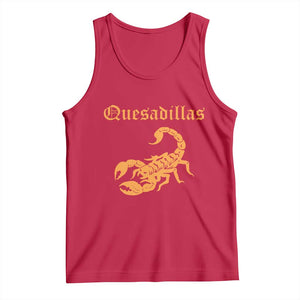 Quesadillas Scorpion Tank Top Burnt Orange Southwestern TS14 Red Print Your Wear