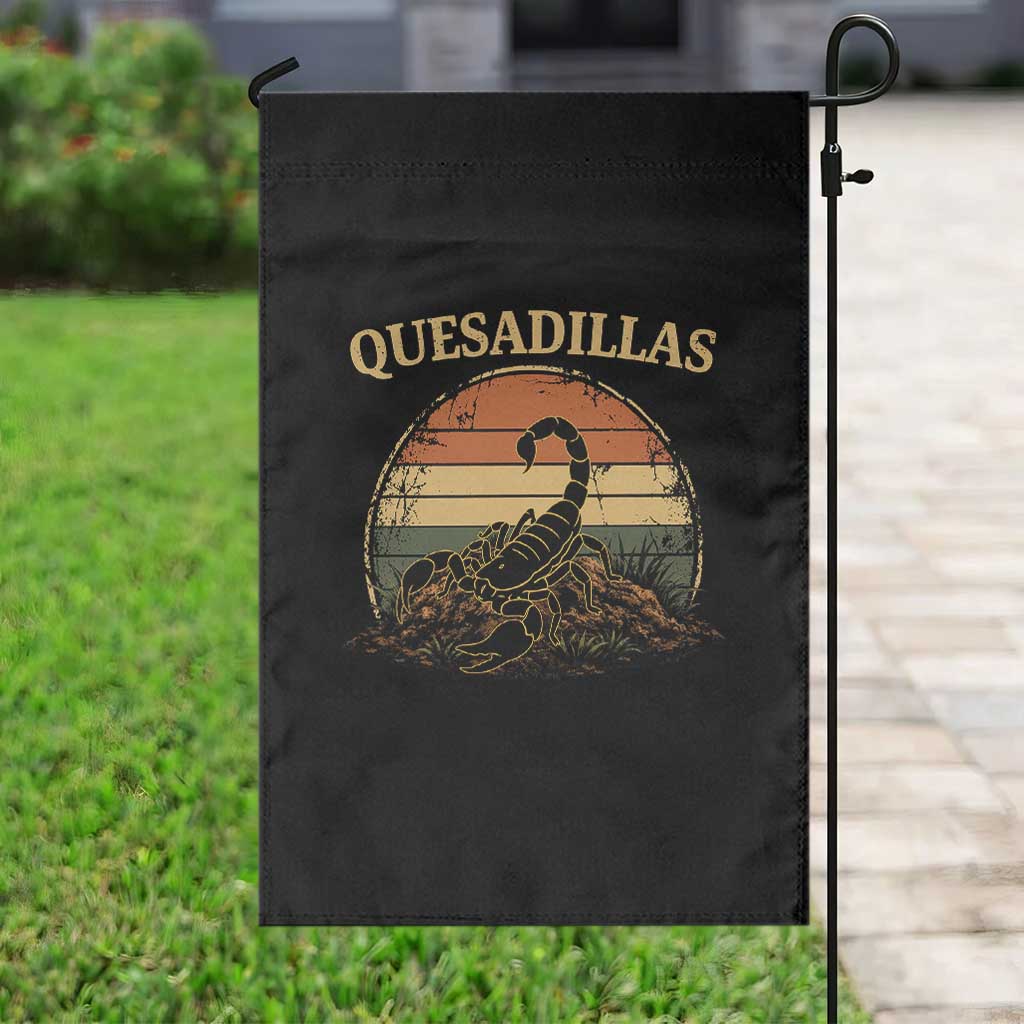 Quesadillas Scorpion Garden Flag Southwestern Desert Food TS14 Print Your Wear