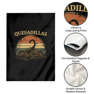 Quesadillas Scorpion Garden Flag Southwestern Desert Food TS14 Print Your Wear