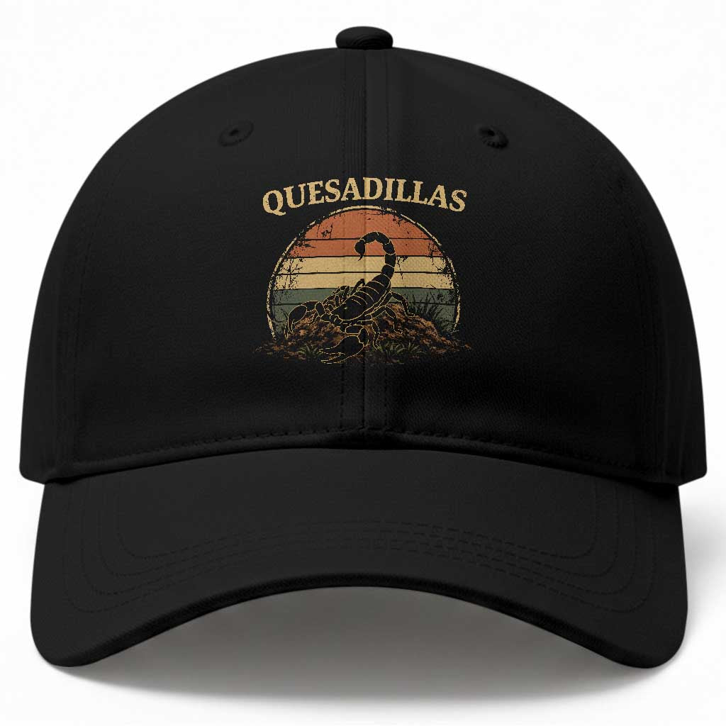 Quesadillas Scorpion Baseball Cap Southwestern Desert Food TS14 Print Your Wear