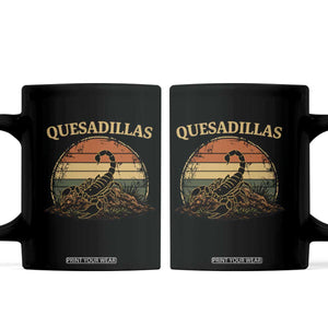 Quesadillas Scorpion Coffee Mug Southwestern Desert Food TS14 Black Print Your Wear