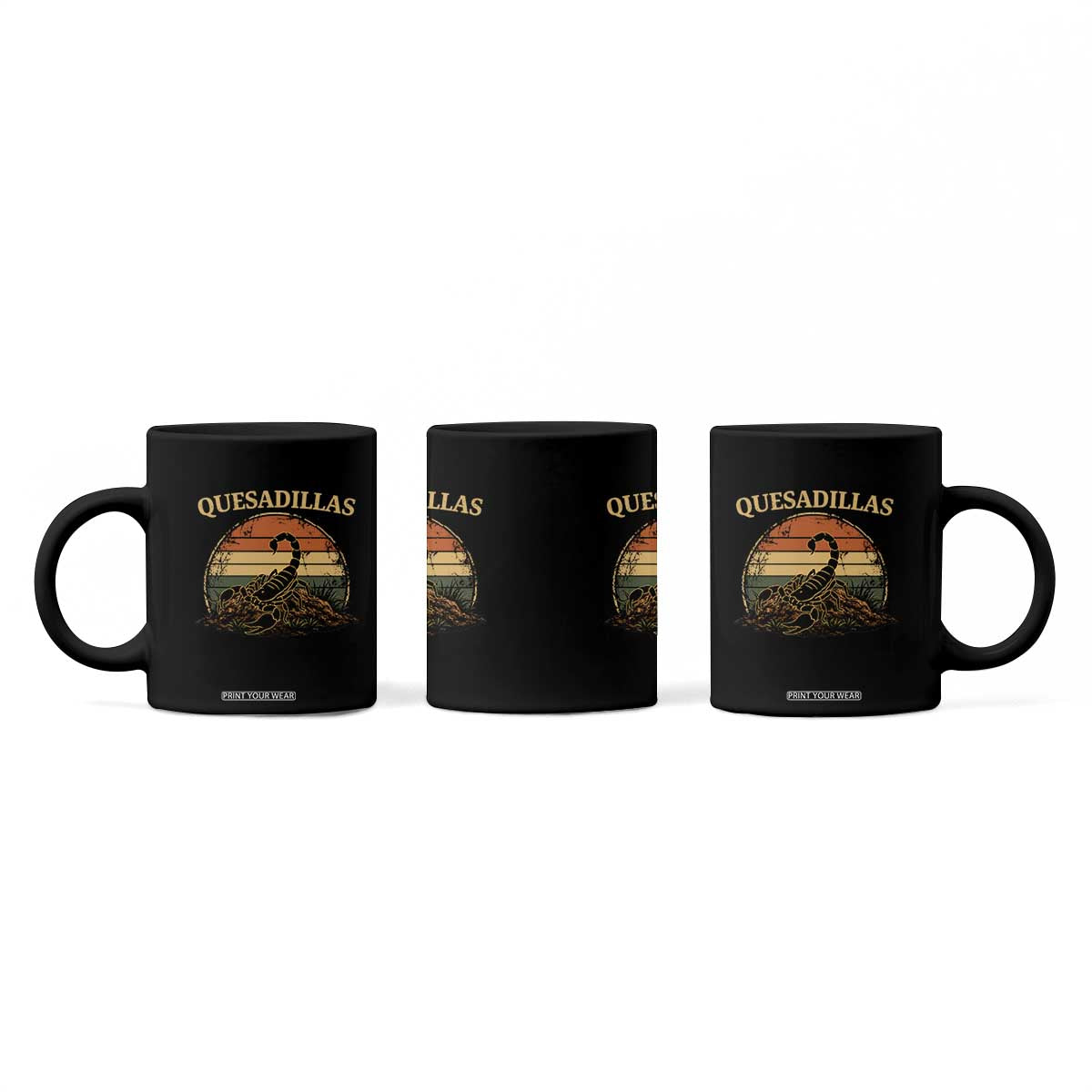 Quesadillas Scorpion Coffee Mug Southwestern Desert Food TS14 Print Your Wear