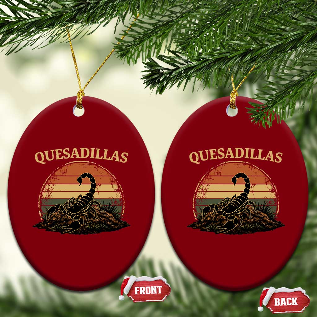 Quesadillas Scorpion Ceramic Ornament Southwestern Desert Food TS14 Print Your Wear