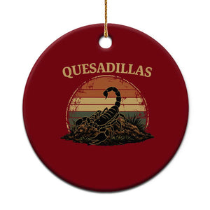 Quesadillas Scorpion Ceramic Ornament Southwestern Desert Food TS14 1pc Red Print Your Wear
