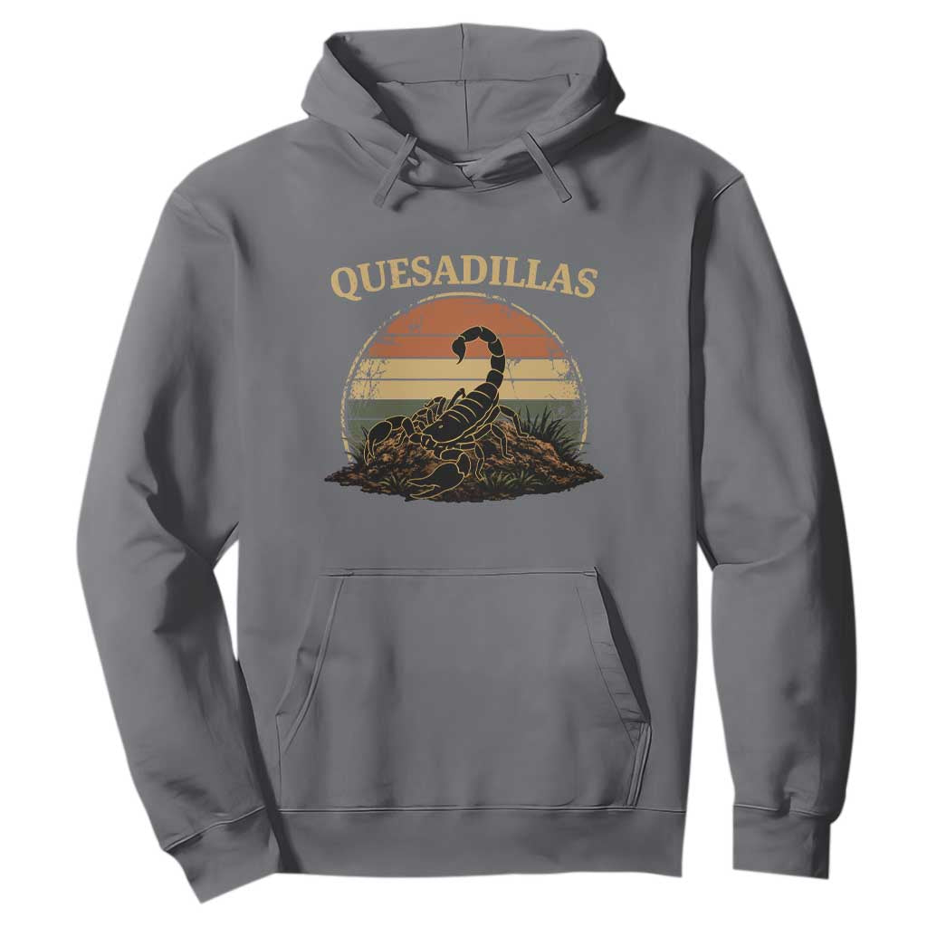 Quesadillas Scorpion Hoodie Southwestern Desert Food TS14 Charcoal Print Your Wear