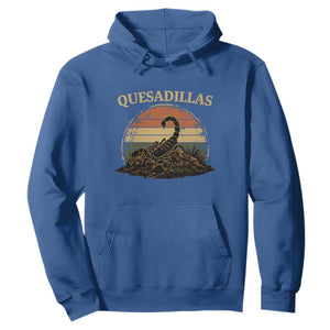 Quesadillas Scorpion Hoodie Southwestern Desert Food TS14 Royal Blue Print Your Wear