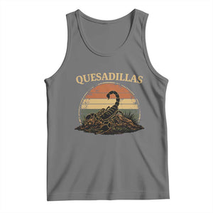 Quesadillas Scorpion Tank Top Southwestern Desert Food TS14 Black Heather Print Your Wear